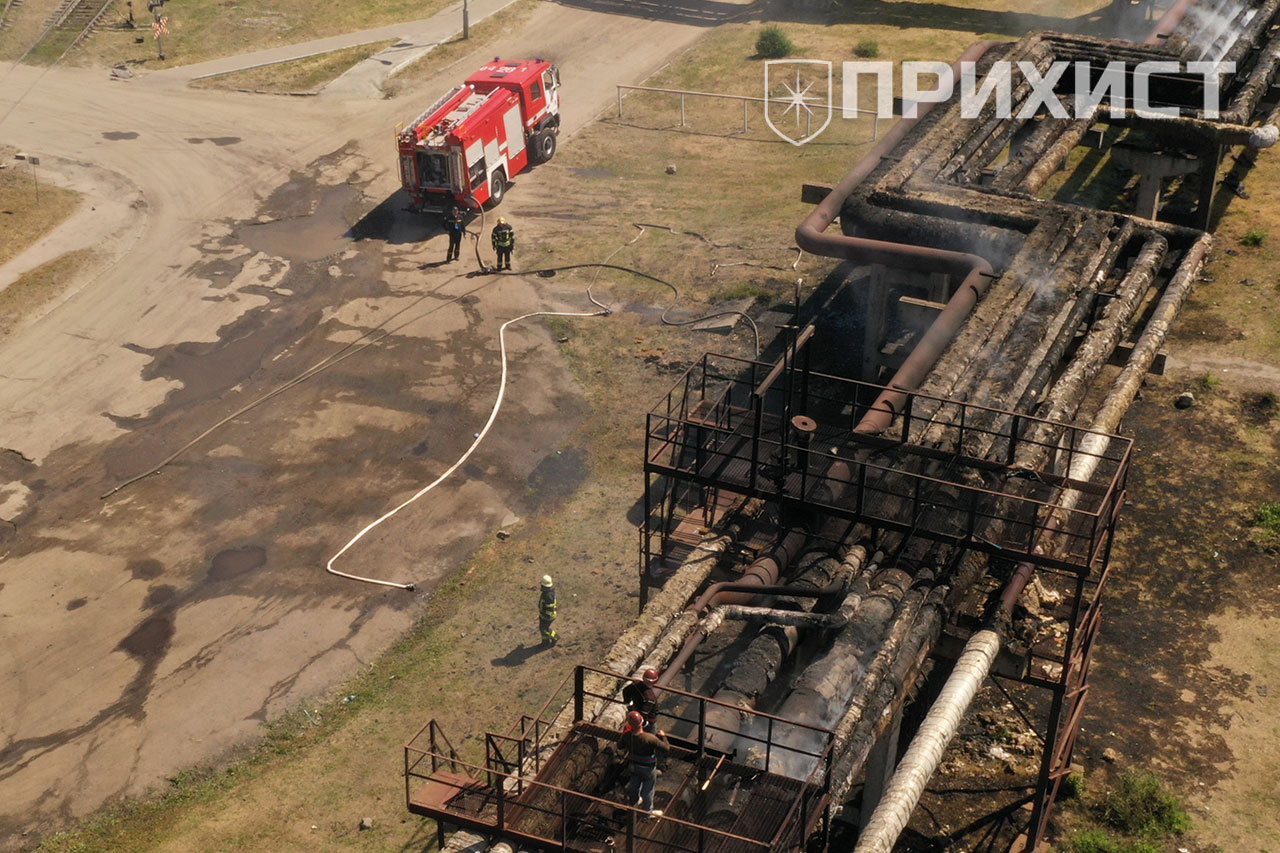 На трубной площадке горела газовая труба. Обновлено | Прихист 