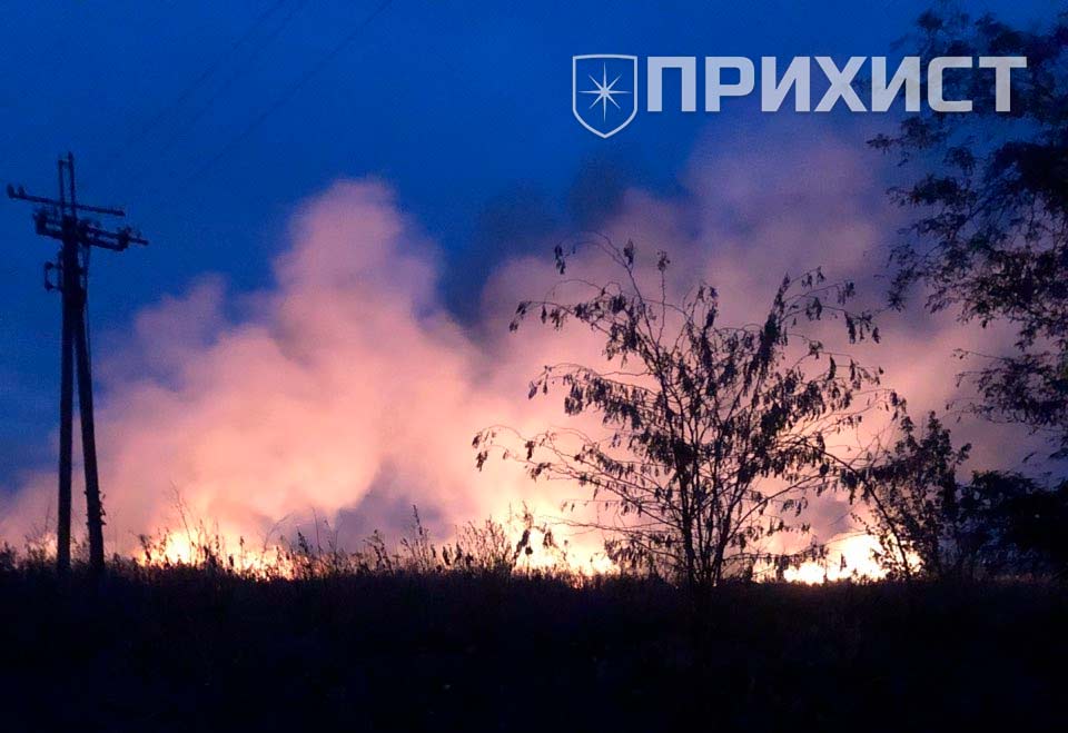 Масштабный пожар на Новопавловке | Прихист 