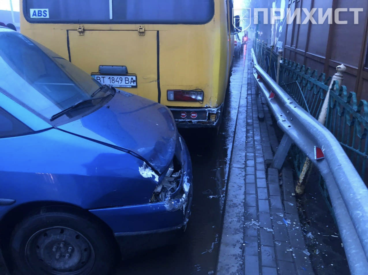 ДТП в районе автовокзала: водитель Skoda подрезал Fiat | Прихист 