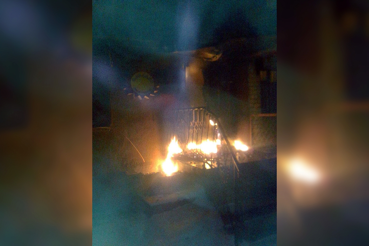 В Никополе горел солярий | Прихист 